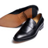Men's Leather Shoes Box Calf Black Penny Loafer